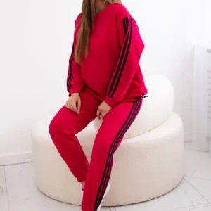 Medvilninis su juostelėmis