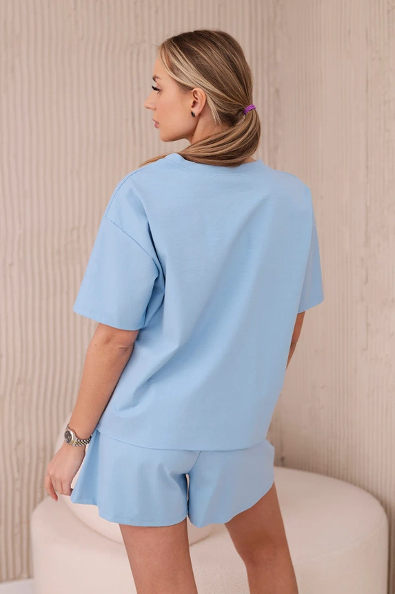 29118_2 Naujas punto atspaudų palaidinės + šortai - Image 2