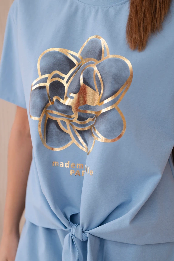 29118_3 Naujas punto atspaudų palaidinės + šortai - Image 3