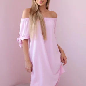 Suknelė susieta ties rankovėmis saldainiai