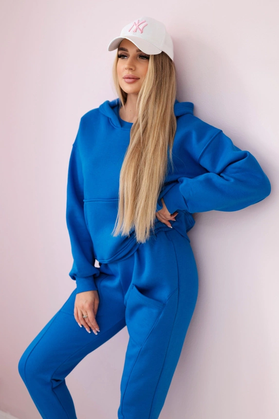 29611_3 Izoliuotas džemperių + kelnės rugiagėlių