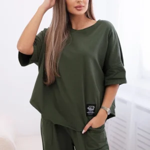 Medvilninis palaidinė + kelnės Šviesus