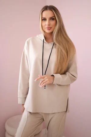 Punto Milano Winter Hoodie + kelnės smėlio