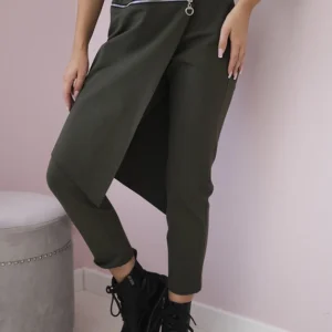 Punto Milano žieminės kelnės su dekoratyviniu užtrauktuku