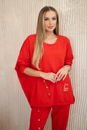 Oversize medvilnės džemperio + kelnės