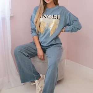 Medvilnės Angel džemperio + kelnės