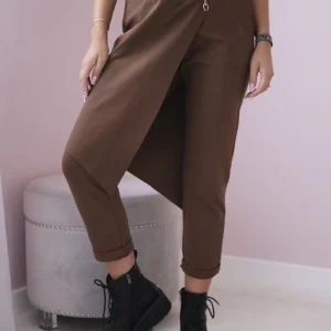 Punto Milano žieminės kelnės su dekoratyviniu užtrauktuku