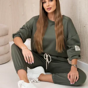 sportinės + kelnės sviestinis audinys