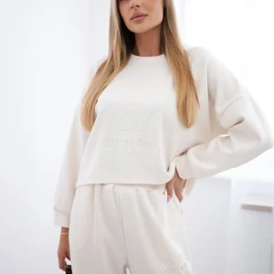 Viskozės Amour sportinės + kelnės šviesiai smėlio