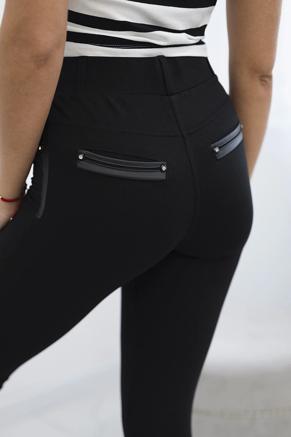 30490_4 Kelnės su apvadais ant kišenės - Image 4