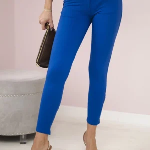 Medvilninės kelnės su lankeliu rugiagėlių