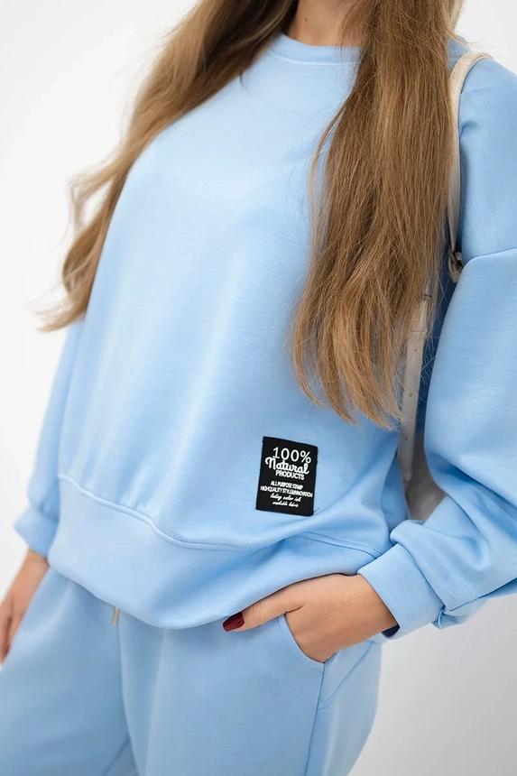 30739_3 sviestinis audinys sportinės + kelnės - Image 4