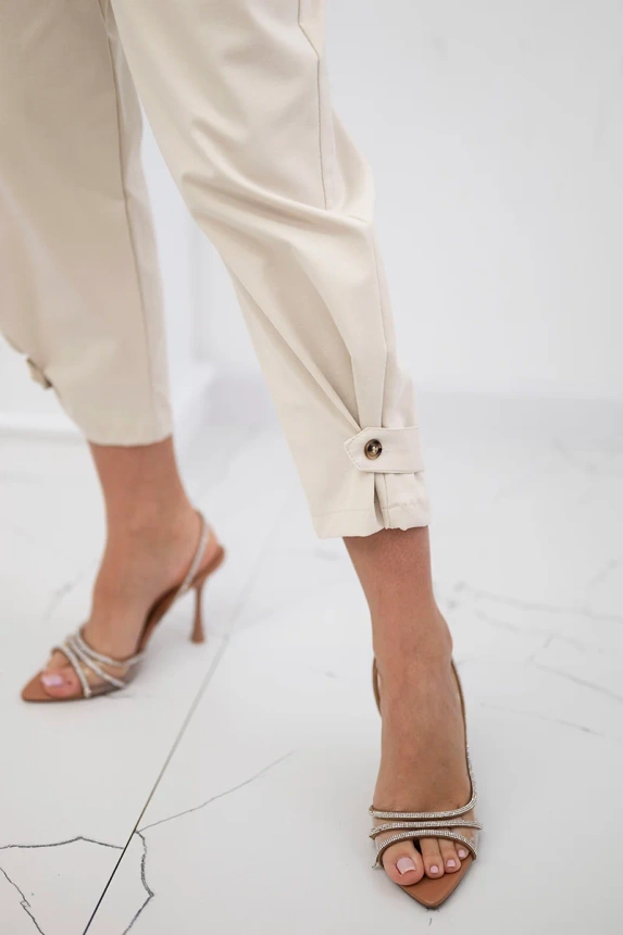 30960_3 Summer Punto kelnės su kojų užsegimu smėlio - Image 4