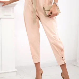 Summer Punto kelnės su kojų užsegimu abrikosas