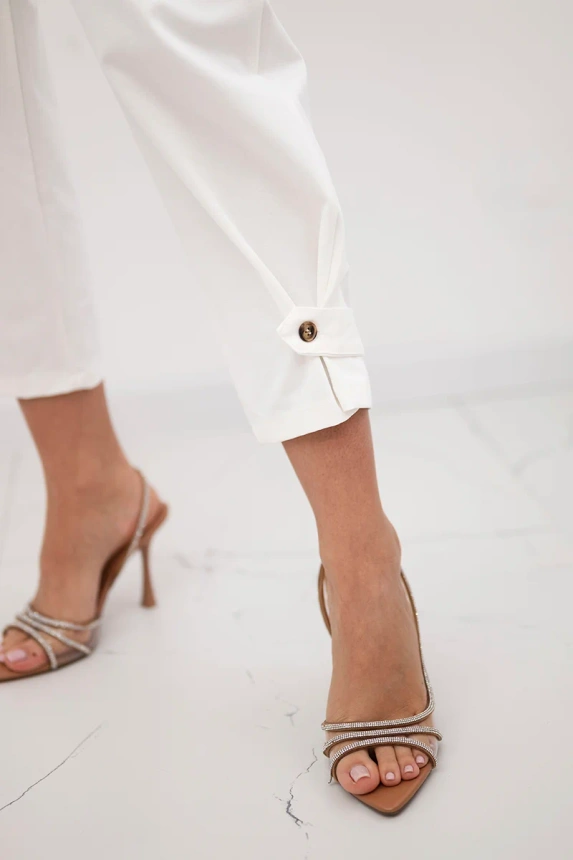 30965_4 Summer Punto kelnės su kojų užsegimu ecru - Image 4