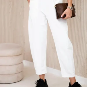 Kelnės su kišenėmis Summer Punto ecru