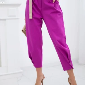 Summer Punto kelnės su kojų užsegimu tamsiai