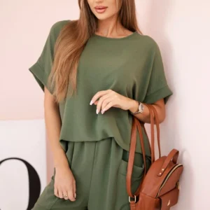 Viskozės palaidinės ir kelnių