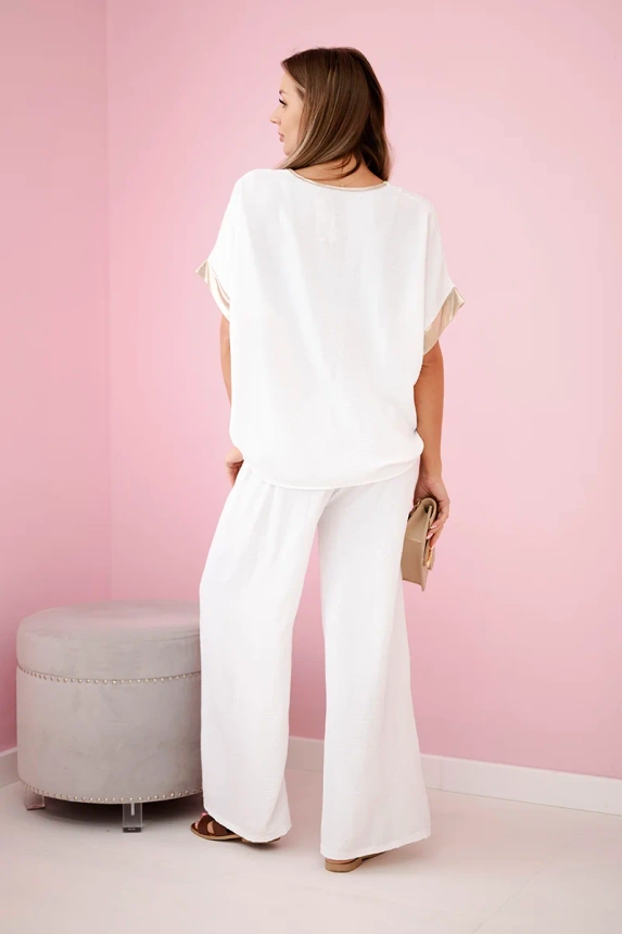 31439_3 Viskozės su apvadu ecru - Image 3