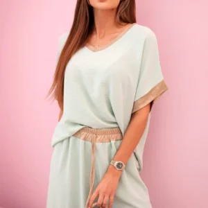 Viskozės su apvadu tamsios