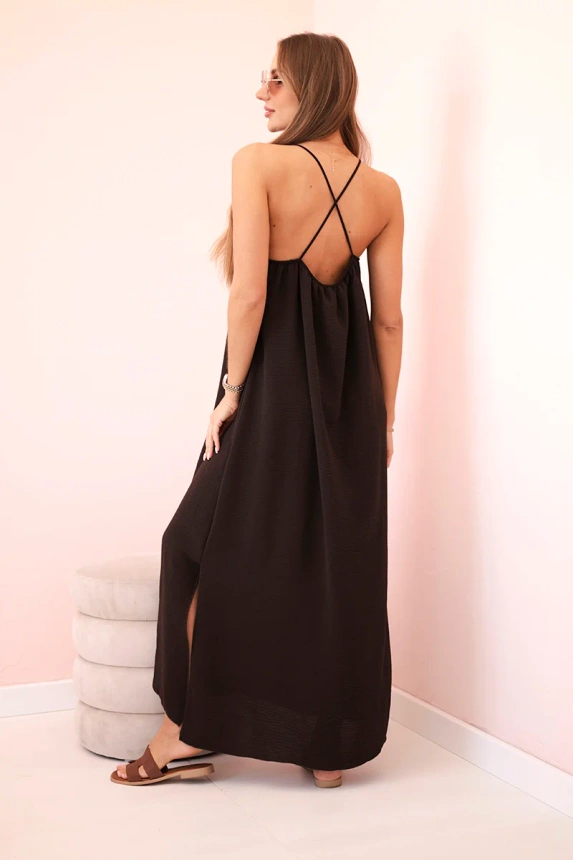 31793_2 Ilga suknelė be petnešėlių - Image 3