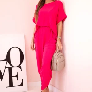 Viskozės palaidinės ir kelnių