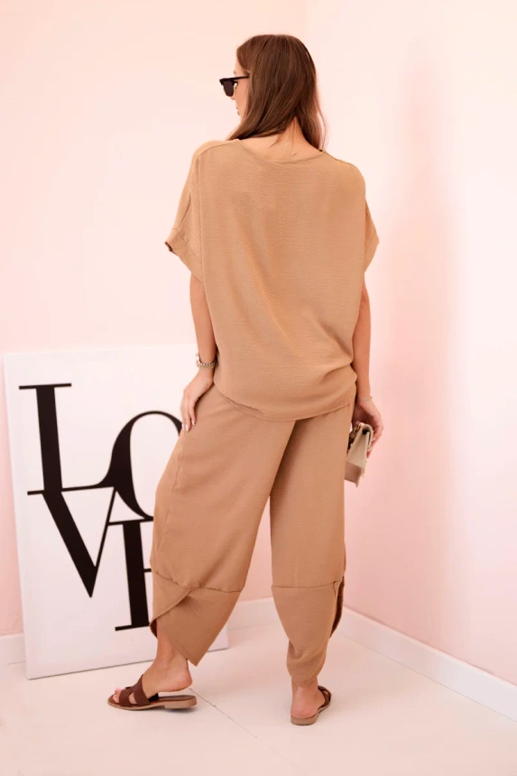 31813_2 Viskozės palaidinės ir kelnių kupranugaris - Image 3