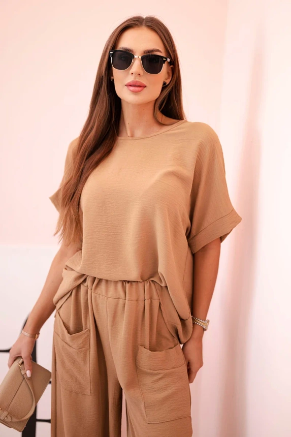 31813_3 Viskozės palaidinės ir kelnių kupranugaris - Image 2