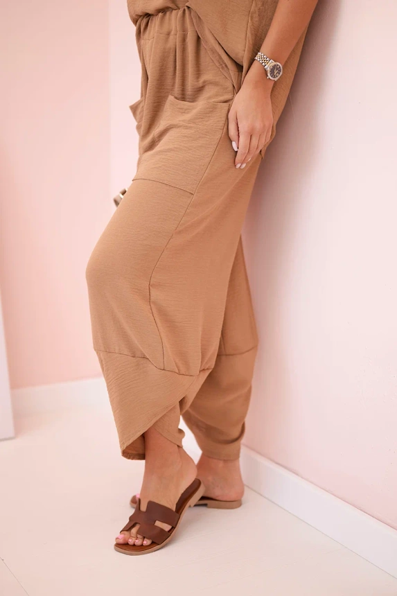 31813_4 Viskozės palaidinės ir kelnių kupranugaris - Image 4