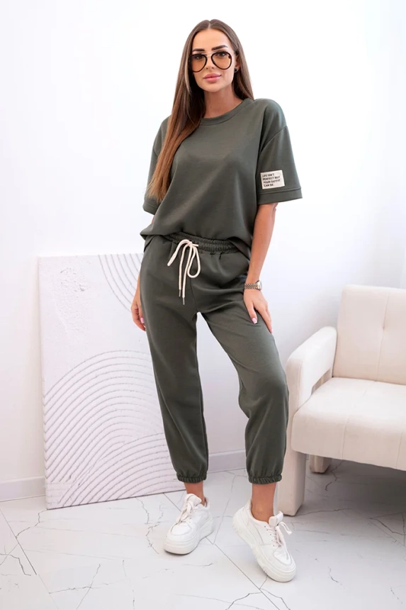 32131_1 Moteriškas viskozės trumpomis rankovėmis ir kelnėmis