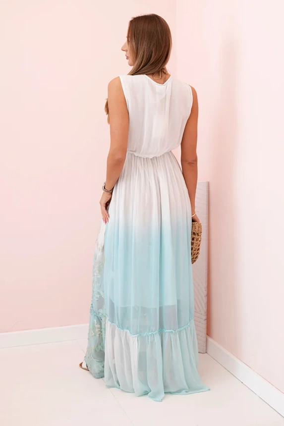 32397_3 Moteriška viskozės suknelė su siuvinėjimais - Image 3