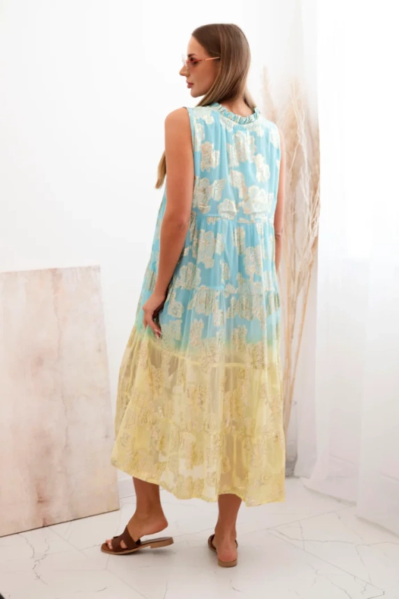 32424_2 Moteriška viskozės suknelė be rankovių - Image 3