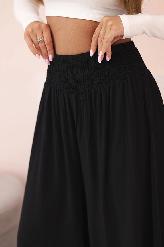 32915_2 Moteriškos viskozės kelnės su elastine juosmens juosta - Image 2