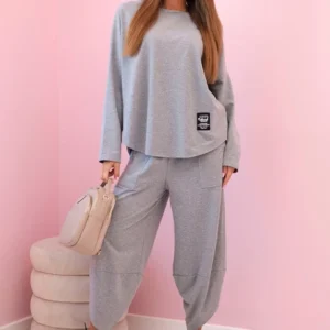 Medvilninių marškinių kelnių melanžas