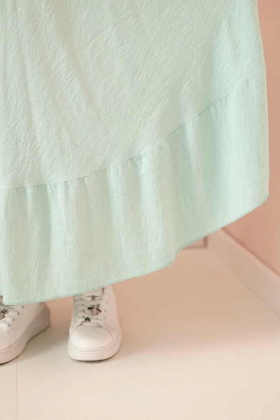 33236_4 Moteriška Plus Size viskozinė suknelė su abstrakčiu raštu - Image 4