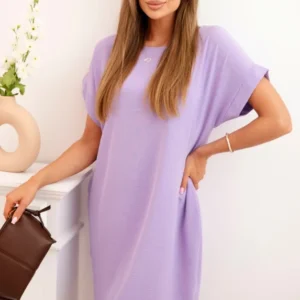 Suknelė su kišenėmis šviesiai