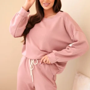 sportinės + kelnės sviestinis audinys tamsiai