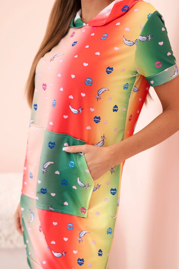 33930_4 Moteriška suknelė ant petnešų su dekoratyvinėmis sagtimis bežinė - Image 4