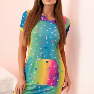 Moteriška suknelė ant petnešų su dekoratyvinėmis sagtimis bežinė