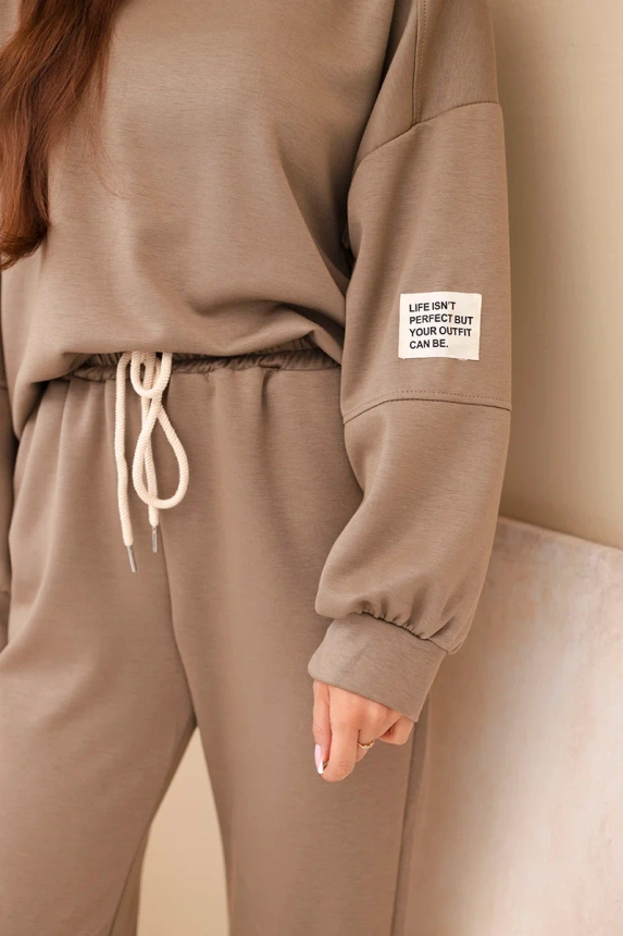 34048_4 džemperis + kelnės sviesto fango - Image 4