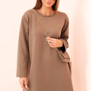 Moteriška viskozė Plus Size su rankine ant grandinėlės fango