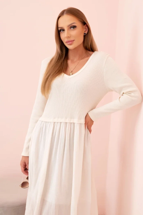 34367_3 Ilga suknelė su petnešomis slyvų - Image 2