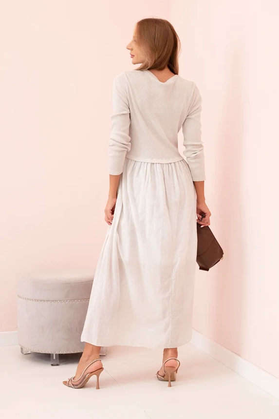 34373_2 Ilga suknelė su petnešomis slyvų - Image 3