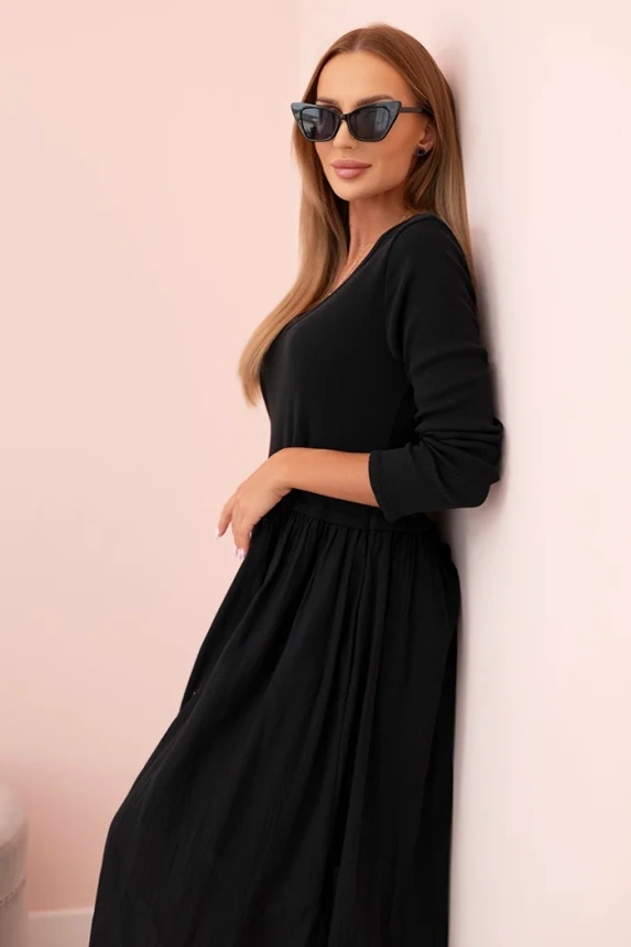 34374_3 Ilga suknelė su petnešomis slyvų - Image 2