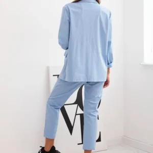 Moteriškas Punto elegantiška švarkas ir kelnės