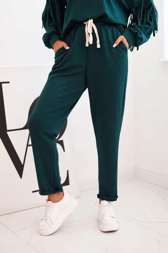 34484_4 Moteriškas su kutais ant rankovių sviestinis melsvas - Image 4