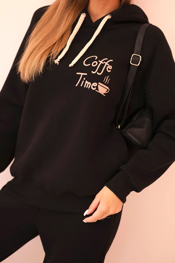 34627_4 Moteriškas medvilninis šiltas su spauda - Image 4