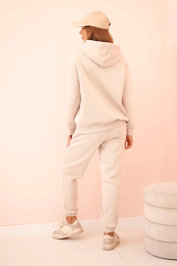 34628_2 Moteriškas , medvilninis, šiltas su spauda, bežinis - Image 3