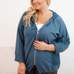Moteriška Plus Size oversize medvilninė palaidinė ilgomis rankovėmis
