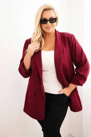 Elegantiška moteriška švarkas Plus Size